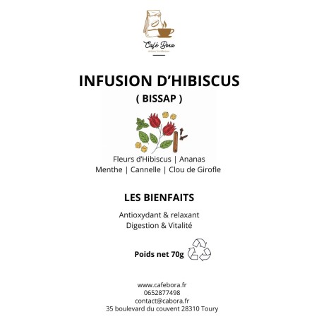 INFUSION D'HIBISCUS (Bissap)