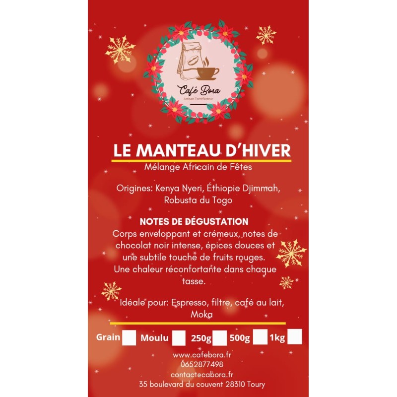 LE MANTEAU D'HIVER - MÉLANGE DE NOËL